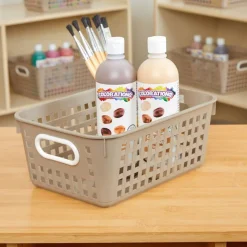 Really Good Stuff® Medium Basket - Set of 6 -Tan