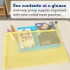 Really Good Stuff® Mesh Zipper Pouches - Grouping Colors - Set of 8