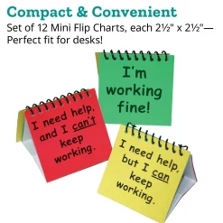 Really Good Stuff® Mini Flip Charts - Set of 12