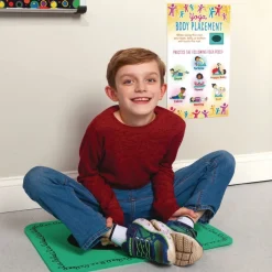 Really Good Stuff® Mini Yoga Mats and Poster Set