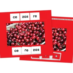 Really Good Stuff® Mixed Up Syllables - Mezcla de Sílabas - 30 mats, 114 tiles