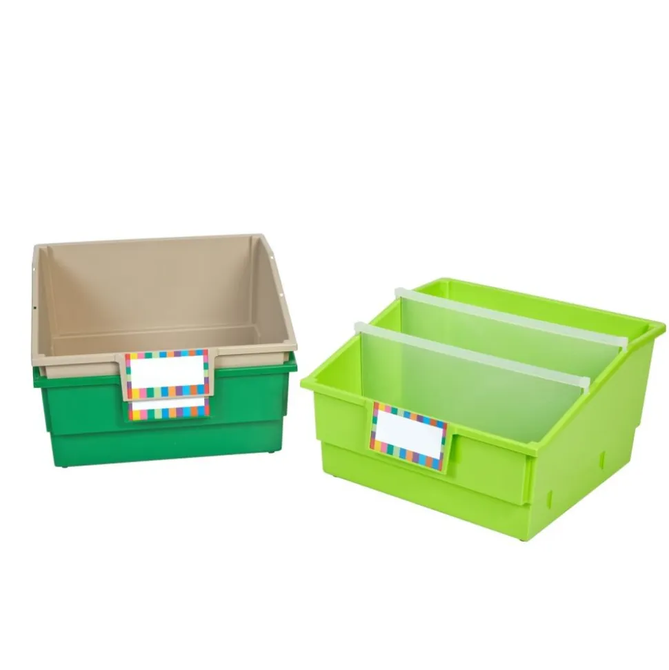 Really Good Stuff® Modern Farmhouse Picture Book Bins-6 Pack