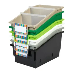 Really Good Stuff® Modern Farmhouse Chapter Book Bins-6 Pack