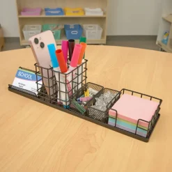 Really Good Stuff® Modular 6-Piece Wire Desk Organizer