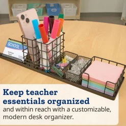 Really Good Stuff® Modular 6-Piece Wire Desk Organizer