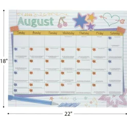Really Good Stuff® Monthly Calendar Pages 2026-2027 - Really Good Vibes