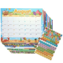 Really Good Stuff® Monthly Calendar Pages 2026-2027 - Primary