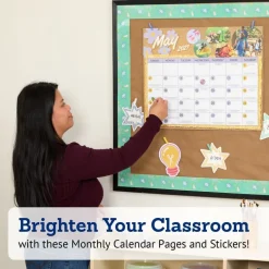 Really Good Stuff® Monthly Calendar Pages 2026-2027 - Intermediate