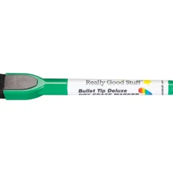 Really Good Stuff® Multi-Color Bullet Tip Deluxe Dry Erase Markers - 12 markers