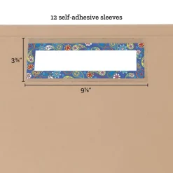Really Good Stuff® Name Plate Self-Adhesive Vinyl Sleeves - Set of 12