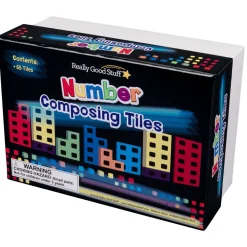 Really Good Stuff® Number Composing Superhero Mats - 12 Mats
