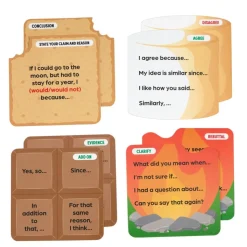 Really Good Stuff® Over S’mores Conversation Cards