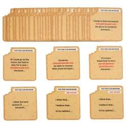 Really Good Stuff® Over S’mores Conversation Cards