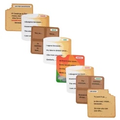 Really Good Stuff® Over S’mores Conversation Cards