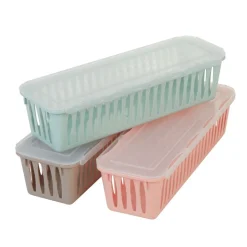 Really Good Stuff® Pencil Baskets - Boho - Set of 6 Baskets & Lids