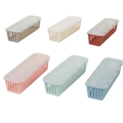 Really Good Stuff® Pencil Baskets - Boho - Set of 6 Baskets & Lids