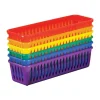 Really Good Stuff® Pencil Baskets - Set of 6 - Rainbow