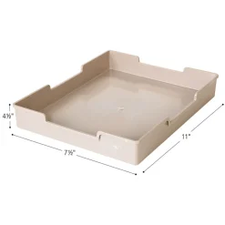 Really Good Stuff® Plastic Trays - Tan, 6 Pack