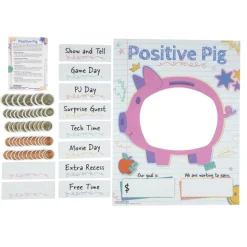 Really Good Stuff® Positive Pig Magnetic Classroom Reward System