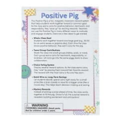 Really Good Stuff® Positive Pig Magnetic Classroom Reward System