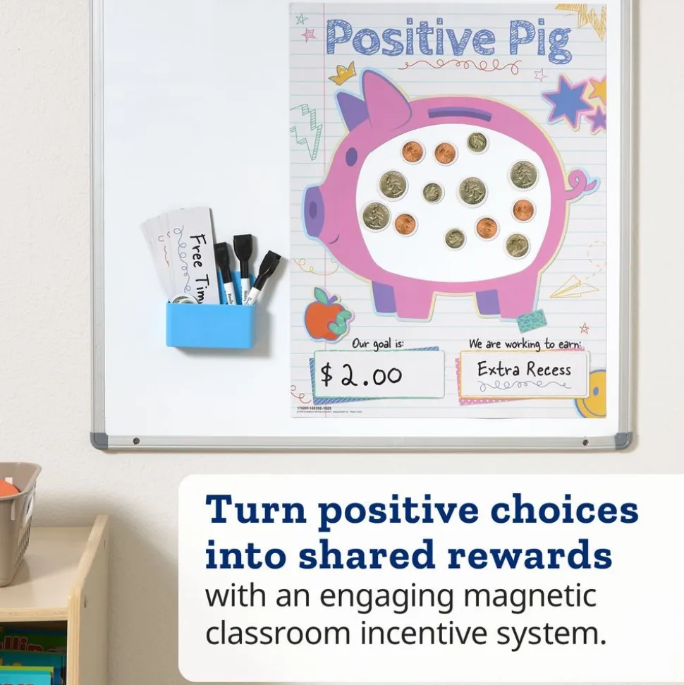 Really Good Stuff® Positive Pig Magnetic Classroom Reward System