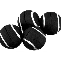 Really Good Stuff® Quiet Chair Stay-Put Foot Covers - Set Of 144 - Black