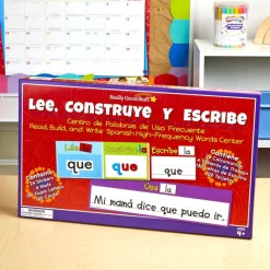 Really Good Stuff® Read, Build, And Write Spanish High-Frequency Words To Reach Mastery!