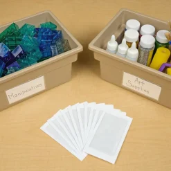Really Good Stuff® Self Adhesive Vinyl Label Pockets- 4.5