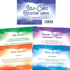 Really Good Stuff® Self-Care Reflection Cards