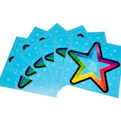 Really Good Stuff® Sensory Breathing Star Calming Tactile Cards - Set of 6