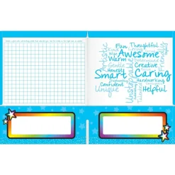 Really Good Stuff® Sensory Breathing Star Tactile Calming Folders - 2 Pocket - 12 Pack