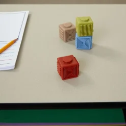 Really Good Stuff® Sensory Fidget Finger Cubes - Set of 4