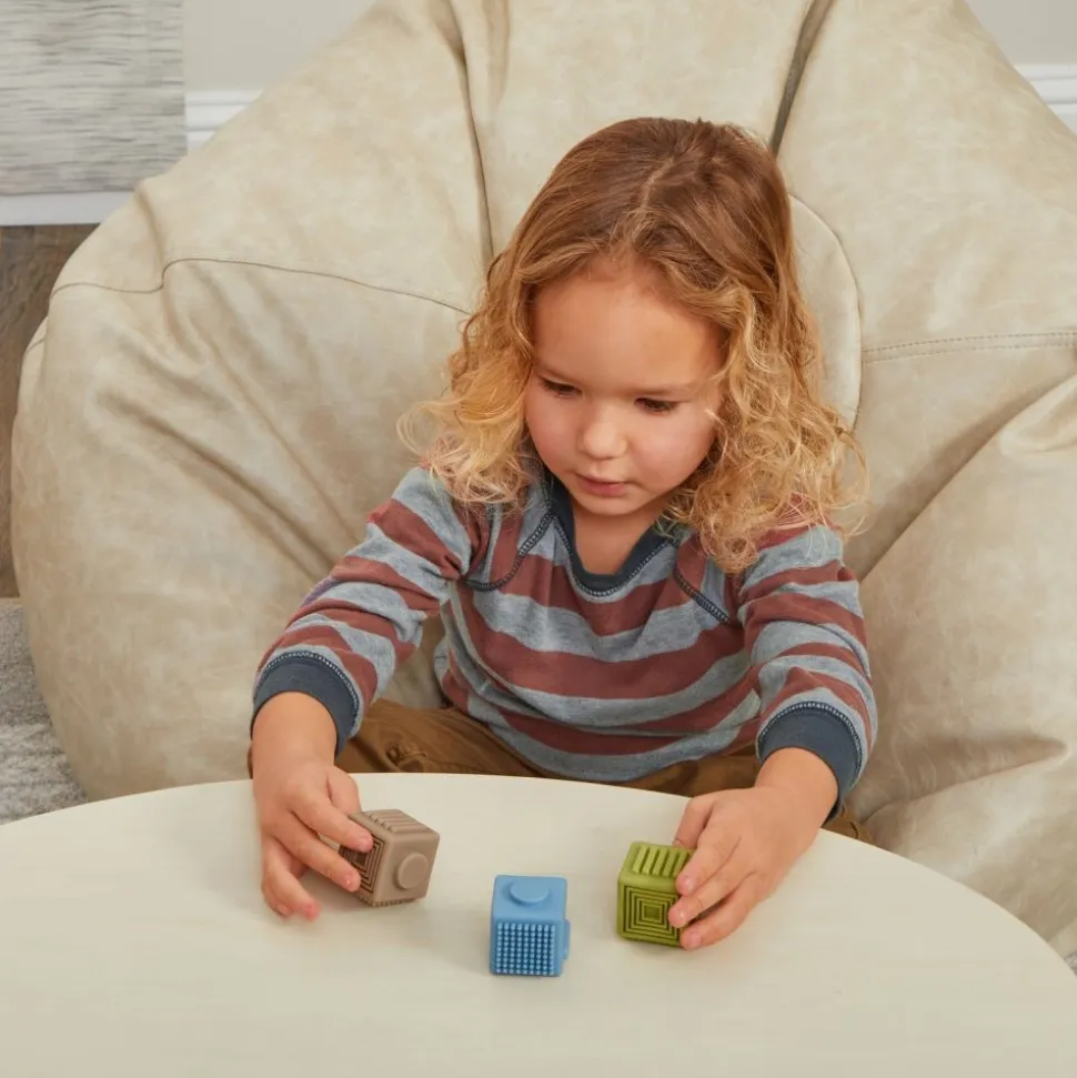 Really Good Stuff® Sensory Fidget Finger Cubes - Set of 12