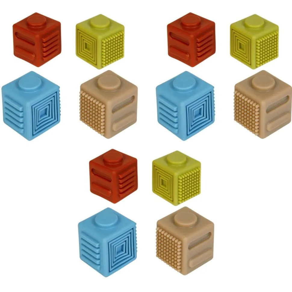 Really Good Stuff® Sensory Fidget Finger Cubes - Set of 12
