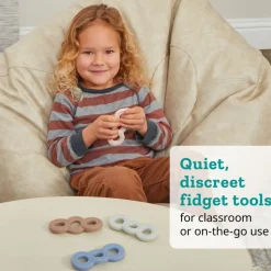 Really Good Stuff® Sensory Fidget Tactile Triple Infinity Loop - Set of 200