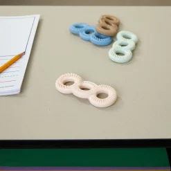 Really Good Stuff® Sensory Fidget Tactile Triple Infinity Loop - Set of 4