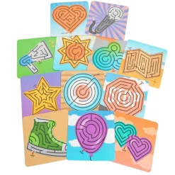 Really Good Stuff® Social Skills Labyrinths and Mazes - Set of 12