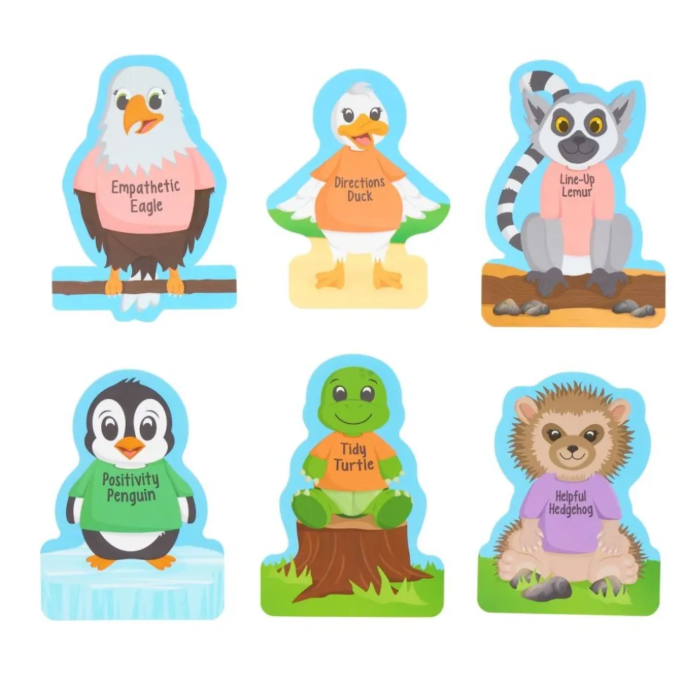 Really Good Stuff® Social Skills Recognition Animals - Set of 12
