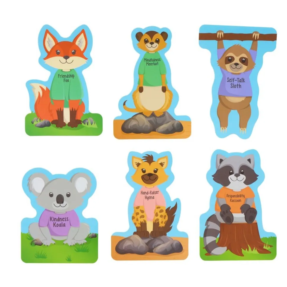 Really Good Stuff® Social Skills Recognition Animals - Set of 12