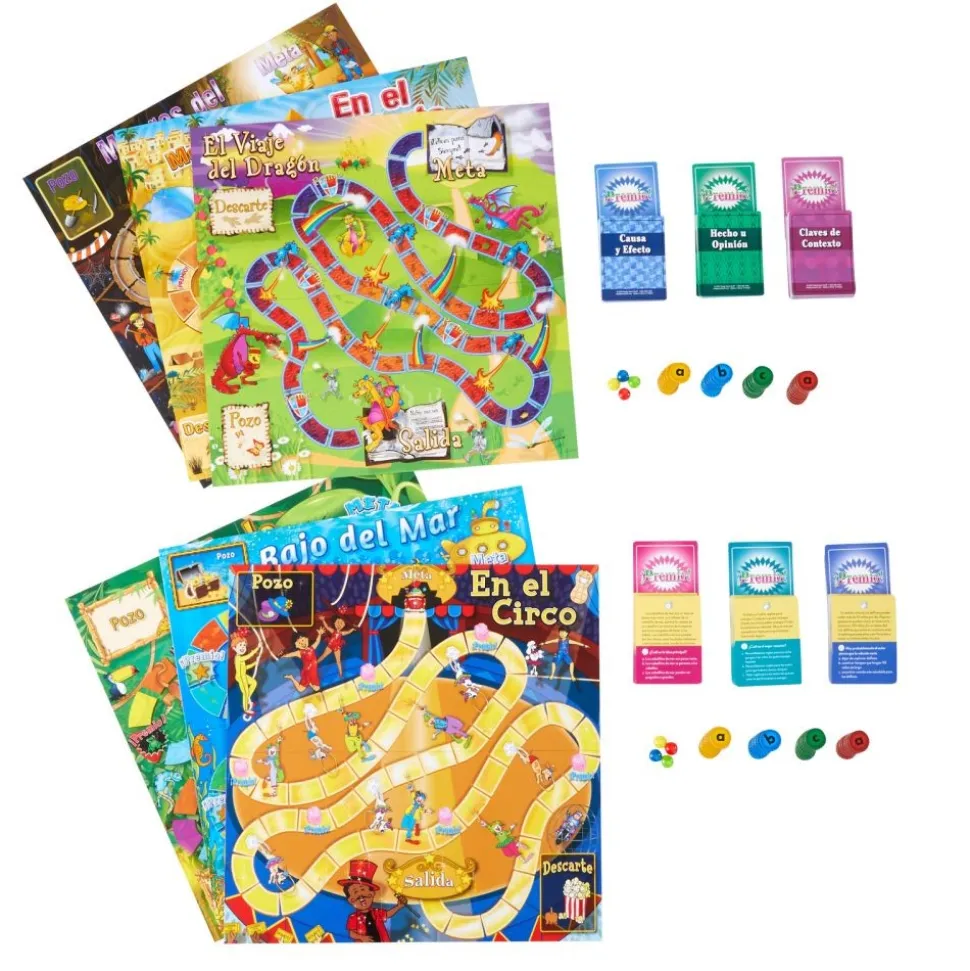 Really Good Stuff® Spanish Comprehension Game Trios: Set of 2 - Grades: 2-3