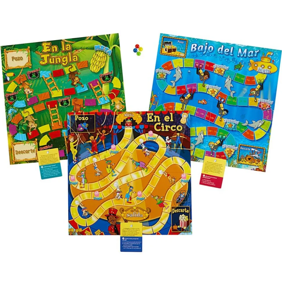 Really Good Stuff® Spanish Comprehension Game Trio: Main Idea, Summary & Inference - Grades: 2-3