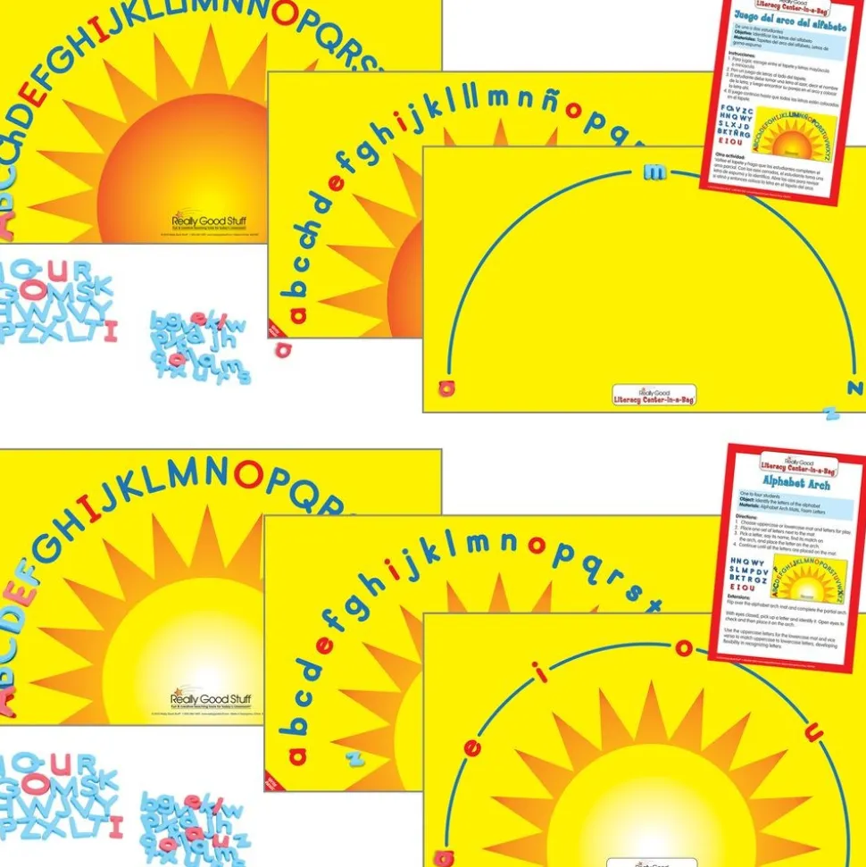 Really Good Stuff® Spanish Foundational Skills Literacy Centers: Grades K-1 - 10 Centers
