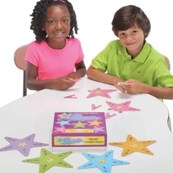 Really Good Stuff® Spanish Syllable Star Puzzles - 20 puzzles, 10 answer keys