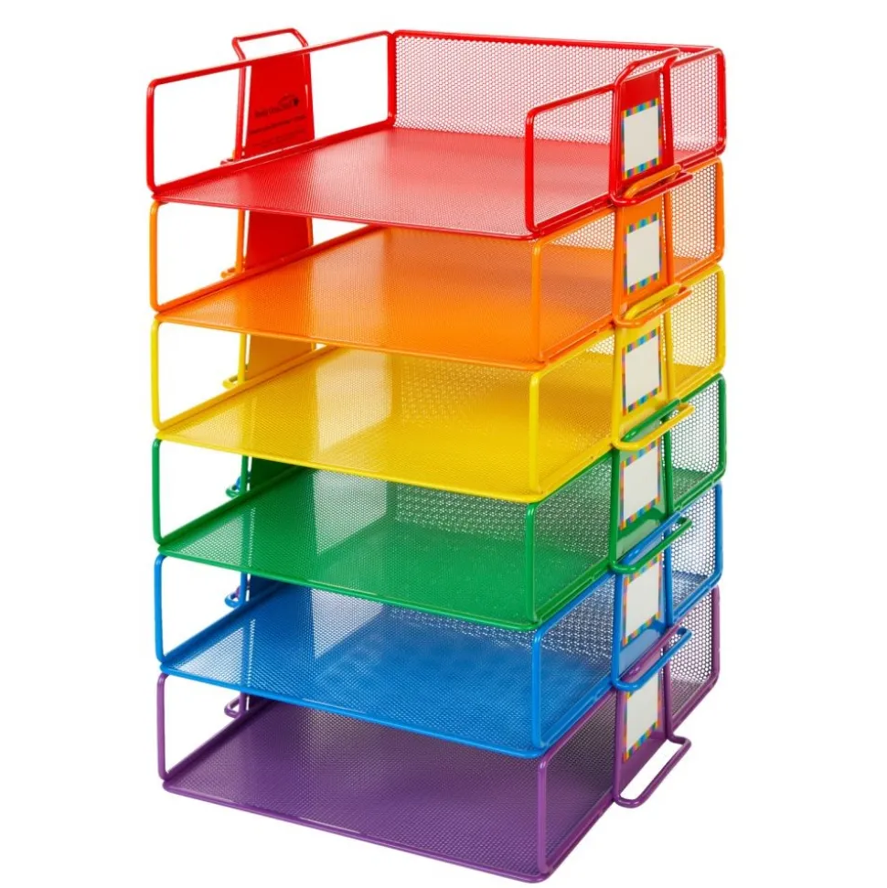 Really Good Stuff® Stackable Letter-Size Wire Rack™ - 6 Colors