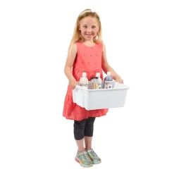 Really Good Stuff® Stacking Bins- 6 Pack - White