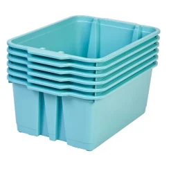 Really Good Stuff® Stacking Bins- 6 Pack - Water
