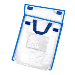 Really Good Stuff® Store More® Large Clear Book Pouch Cool and Calm - Single