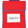 Really Good Stuff® Store More® Medium Book Pouches - Primary Multicolor - Set Of 36
