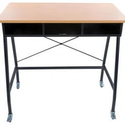 Really Good Stuff® Teacher Standing Desk With Baskets