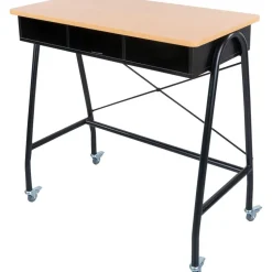 Really Good Stuff® Teacher Standing Desk With Baskets
